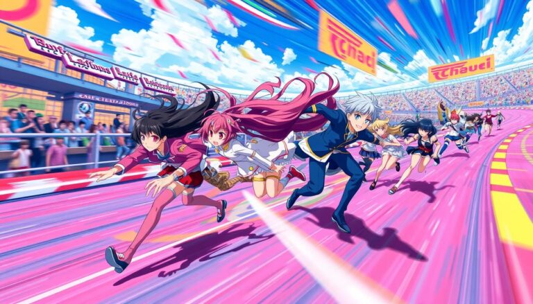 Anime Racing Clicker: Corrida entre personagens