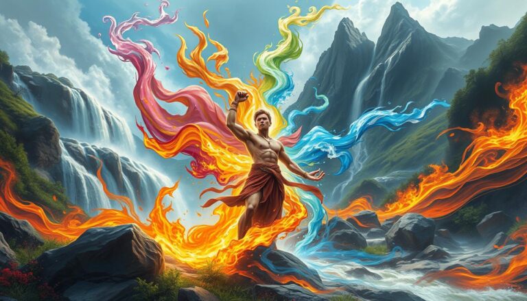 Elemental Grind: Dominando os elementos naturais